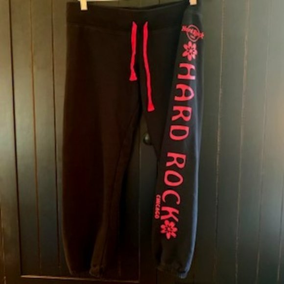 Hard Rock Chicago Drawstring Joggers - Picture 1 of 9